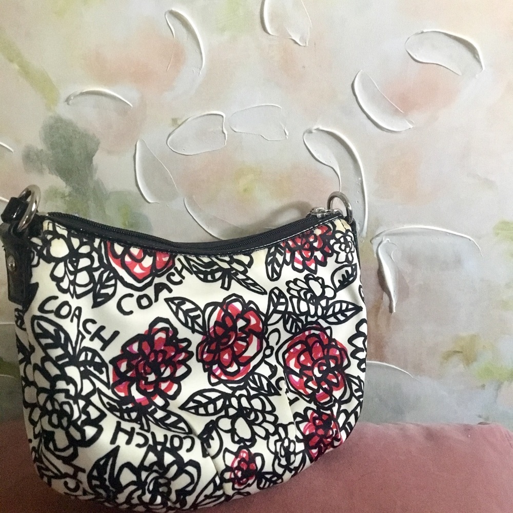 COACH™️ floral shoulder bag